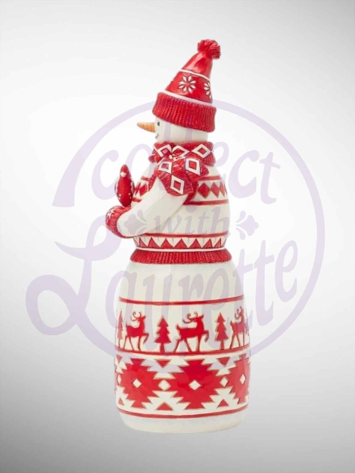 Jim Shore Heartwood Creek - Nordic Noel There's Snow One Like You Snowman Figurine - PREORDER